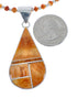 Navajo Oyster Shell Genuine Sterling Silver Bead Necklace Set JX125541